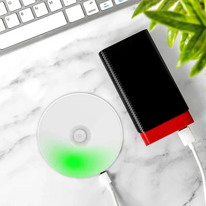 Motion Sensor LED Night Light – USB Rechargeable Cabinet & Closet Light