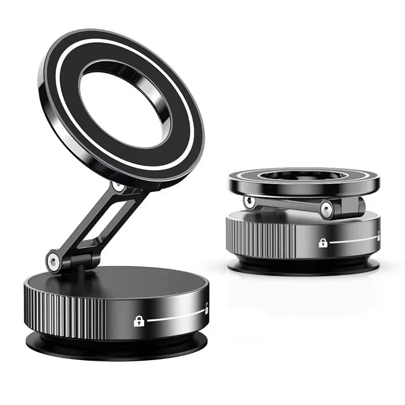 Magnetic Car Phone Mount – Strong Suction Foldable Holder