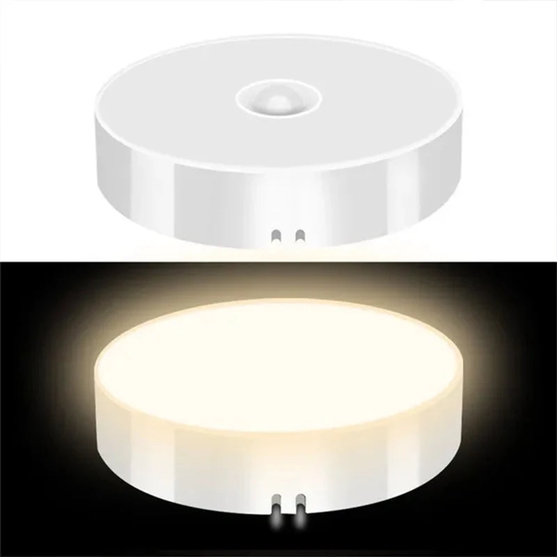 Motion Sensor LED Night Light – USB Rechargeable Cabinet & Closet Light